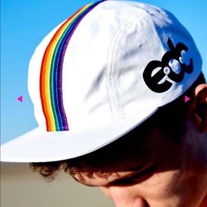 EDC rainbow stripped hat